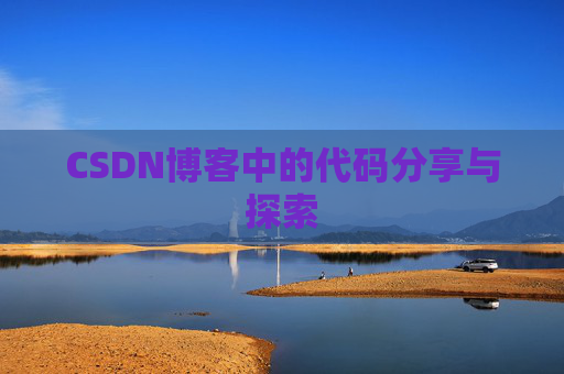 CSDN博客中的代码分享与探索 CSDN博客中的代码分享与探索